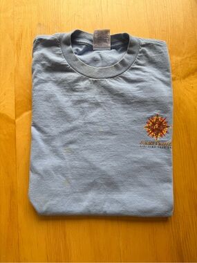 Vintage Jimmy Buffett Tiki Time Tour 2003 Shirt XL Blue USA Concert Graphic Tee